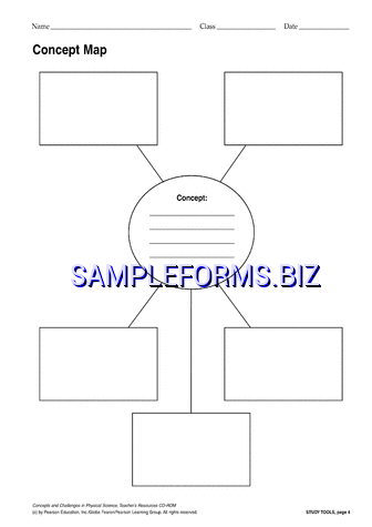 Concept map Template 1 pdf free